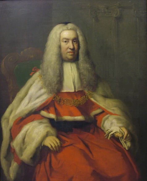 Ritratto di Sir Thomas Reeve (1673 - 1737), giudice britannico